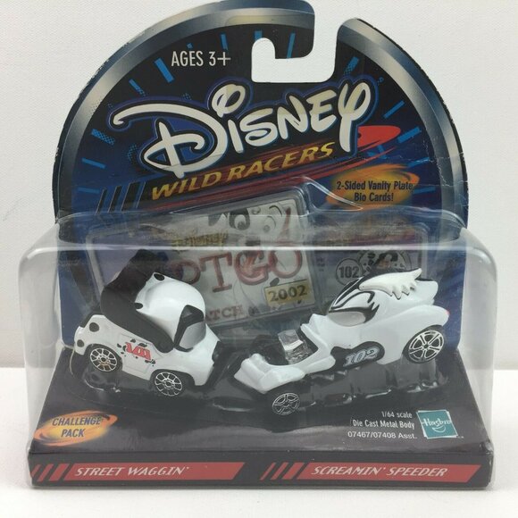 Disney Wild Racers Street Wagon Screamin Speeder Die Cast Metal Body Cars 3+ - Picture 1 of 6